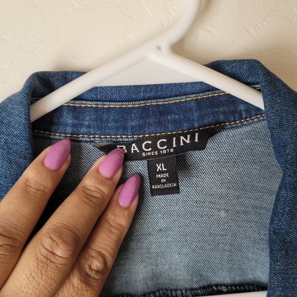 Baccini Medium Wash Jean Jacket - Picture 6 of 8